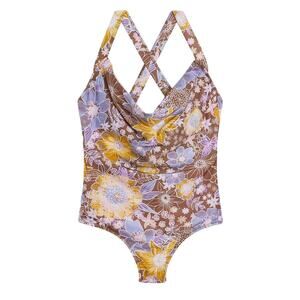 NEW Anthropologie x Alana Gunn Willandra Floral One-Piece Swimsuit Size Small